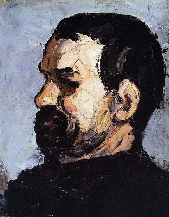  Paul Cezanne Uncle Dominique in Profile - Art Print