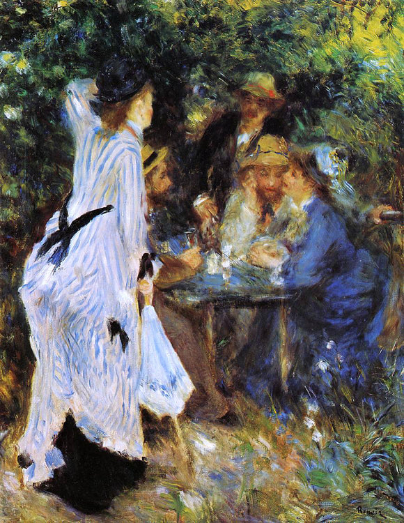  Pierre Auguste Renoir Under the Arbor at the Moulin de la Galette - Art Print