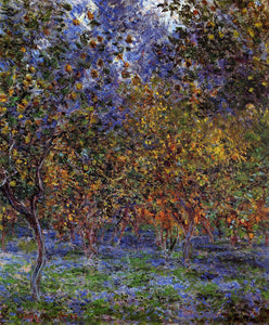  Claude Oscar Monet Under the Lemon Trees - Art Print