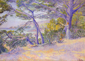  Louis Gaidan Under the Pines at Carqueiranne - Art Print