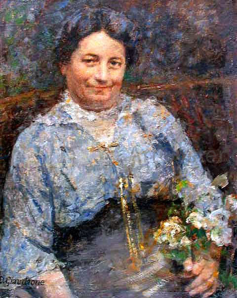  Domingo Giaudrone Unknown (also known as Portrait of a Lady 1) - Art Print