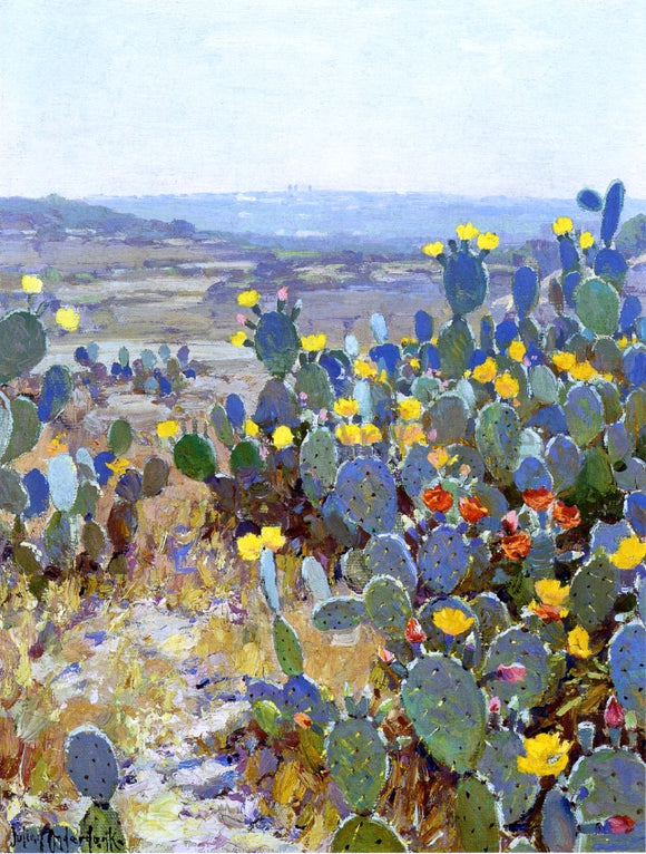  Julian Onderdonk Untitled (also known as Landscape with Catci) - Art Print