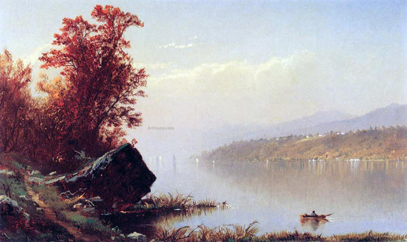  Alfred Thompson Bricher Up the Hudson - Art Print