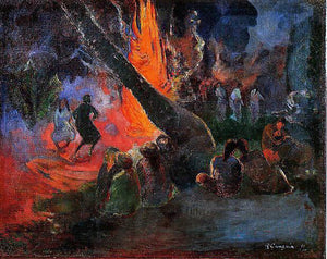  Paul Gauguin Upaupa (also known as Fire Dance) - Art Print