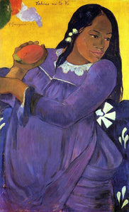  Paul Gauguin Vahine no te vi (also known as Woman with a Mango) - Art Print