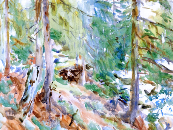  John Singer Sargent Val D'Aosta, Purtud - Art Print