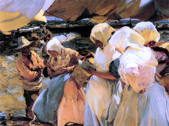  Joaquin Sorolla Y Bastida Valencian Fishwives - Art Print