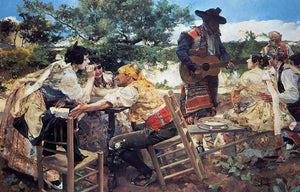  Joaquin Sorolla Y Bastida Valencian Scene - Art Print