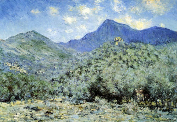  Claude Oscar Monet Valle Bouna near Bordighera - Art Print