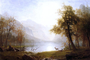  Albert Bierstadt Valley in Kings Canyon - Art Print