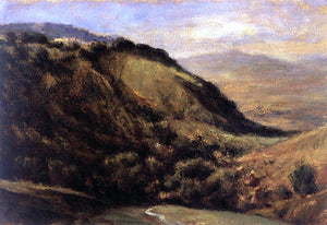  Theodore Rousseau Valley in the Auvergne - Art Print
