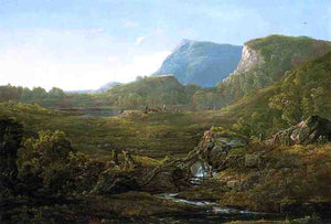  William Louis Sonntag Valley Landscape (also known as Cincinnati) - Art Print
