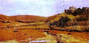  Isaac Ilich Levitan Valley of a River, Study - Art Print