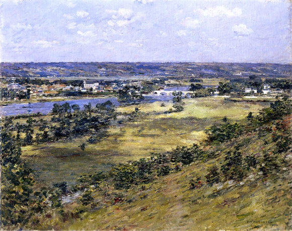  Theodore Robinson Valley of the Seine - Art Print
