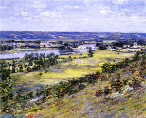  Theodore Robinson Valley of the Seine from Giverny Heights - Art Print