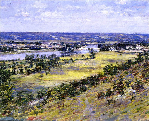  Theodore Robinson Valley of the Seine from Giverny Heights - Art Print