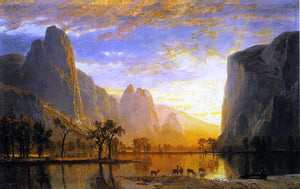  Albert Bierstadt Valley of the Yosemite - Art Print