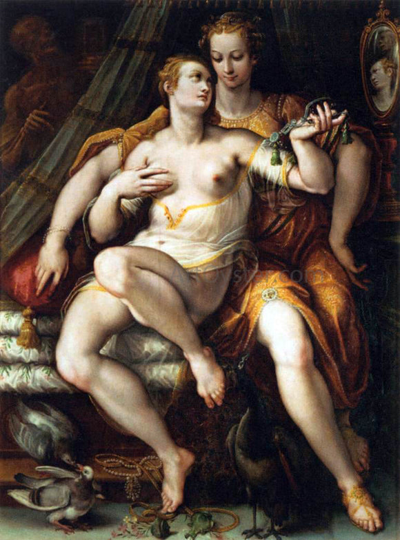  Johannes Stradanus Vanity, Modesty and Death - Art Print