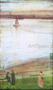  James McNeill Whistler Variations in Violet and Green - Art Print