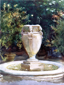  John Singer Sargent A Vase Fountain, Pocantico - Art Print