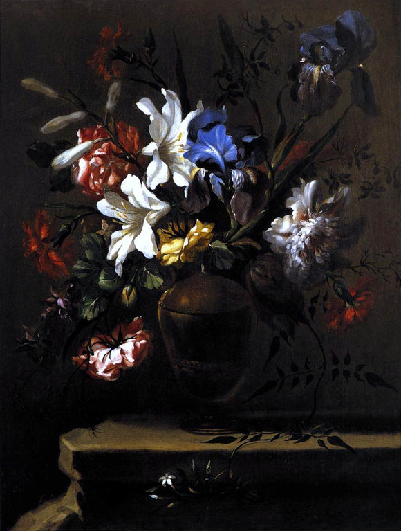  Bartolome Perez Vase of Flowers - Art Print