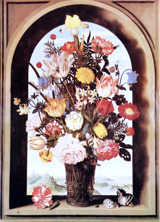  The Elder Ambrosius Bosschaert Vase of Flowers - Art Print