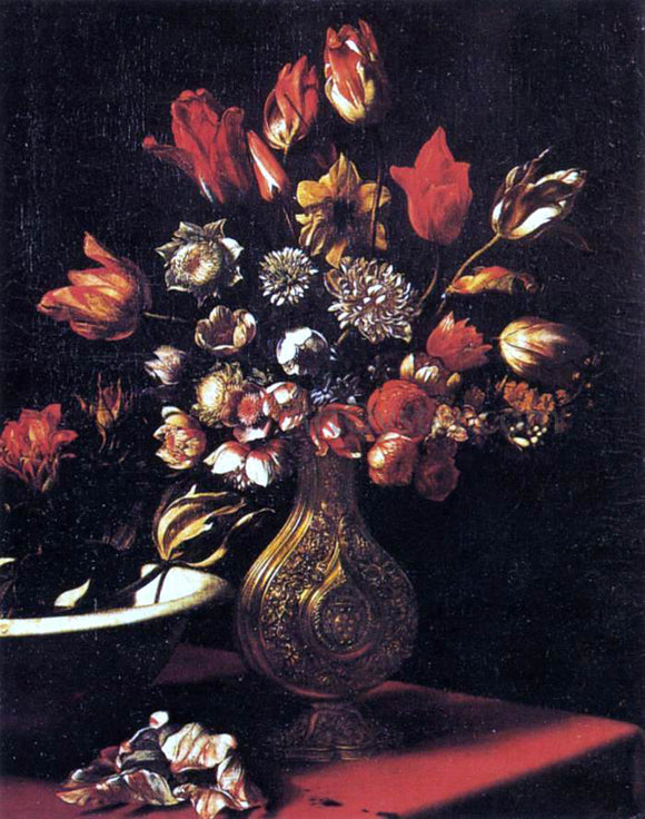  Carlo Dolci Vase of Flowers - Art Print