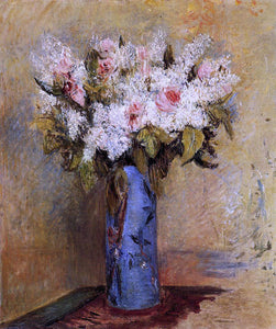  Pierre Auguste Renoir Vase of Lilacs and Roses - Art Print