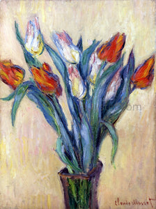  Claude Oscar Monet Vase of Tulips - Art Print