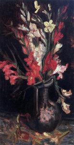  Vincent Van Gogh Vase with Red Gladioli - Art Print