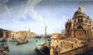  Michele Marieschi Veduta of the Basilica della Salute - Art Print