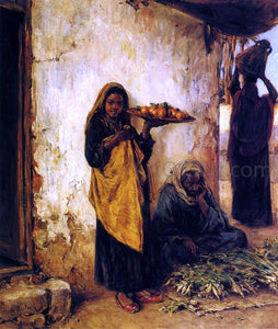  Henry Mosler Vegetable Vendor - Art Print