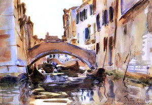  John Singer Sargent A Venetian Canal - Art Print