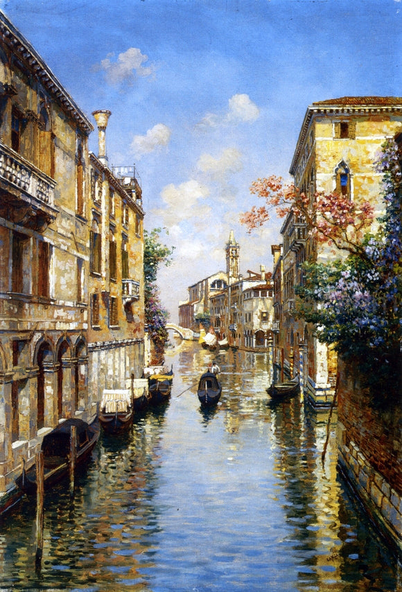  Luigi Lanza Venetian Canal - Art Print