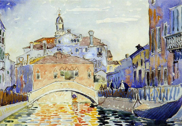  Henri Edmond Cross Venetian Canal - Art Print