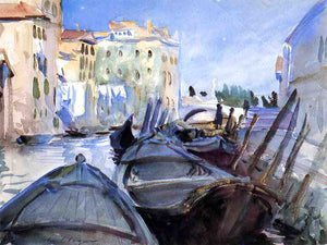  John Singer Sargent A Venetian Canal Scene - Art Print