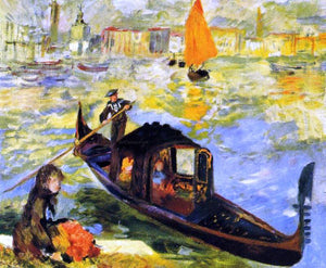  Pierre Auguste Renoir Venetian Gondola - Art Print