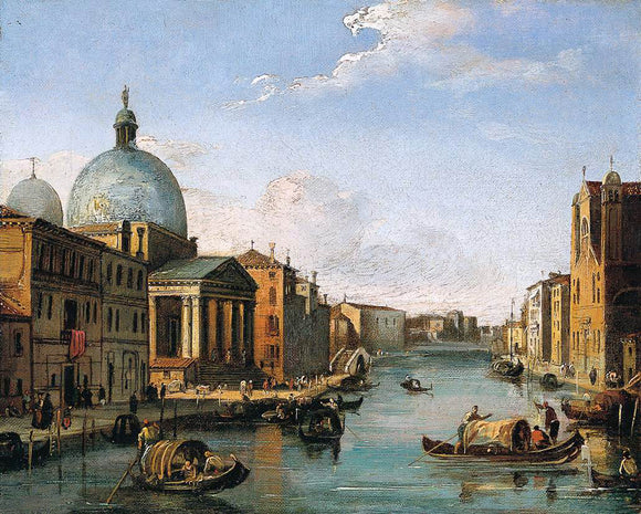  Giovanni Migliara Venetian View - Art Print