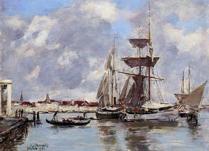  Eugene-Louis Boudin Venice - Art Print