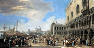  Luca Carlevaris Venice: A View of the Molo - Art Print