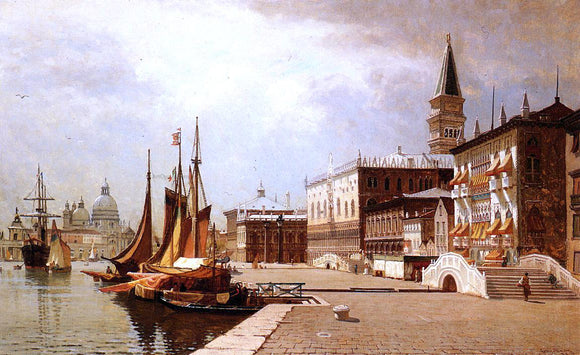  John Joseph Enneking Venice at Midday - Art Print