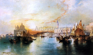  Thomas Moran Venice from the Lagoon - Art Print