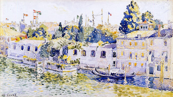  Henri Edmond Cross Venice, Palazzo Venier dei Leoni - Art Print