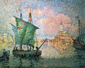  Paul Signac Venice - The Pink Cloud - Art Print