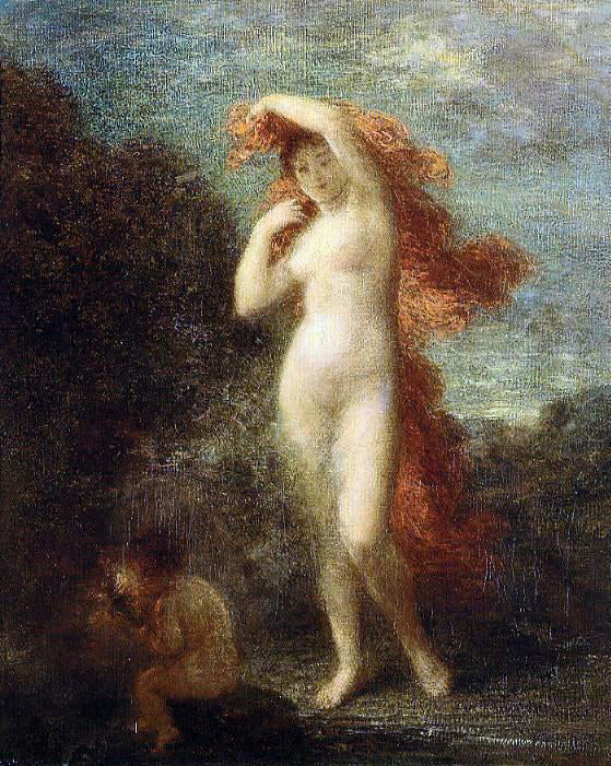  Henri Fantin-Latour Venus and Cupid - Art Print