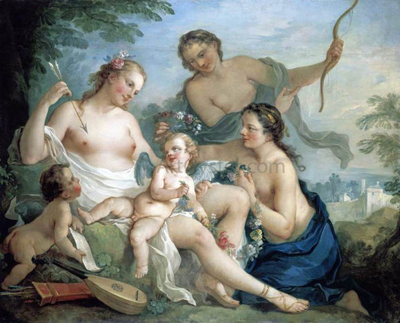  Charles Joseph Natoire Venus and Cupid - Art Print