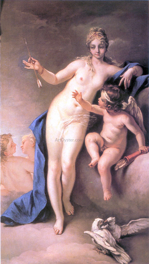  Sebastiano Ricci Venus and Cupid - Art Print