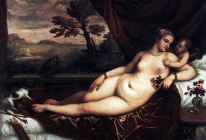  Titian Venus and Cupid - Art Print