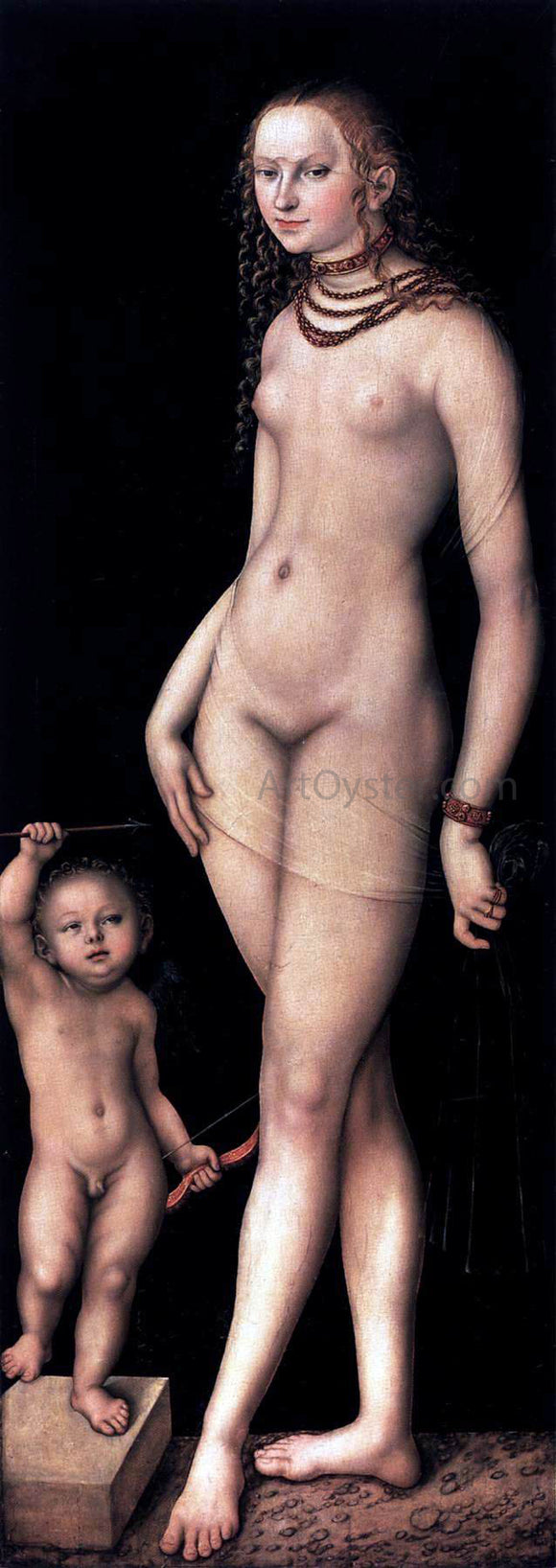  The Elder Lucas Cranach Venus and Cupid - Art Print