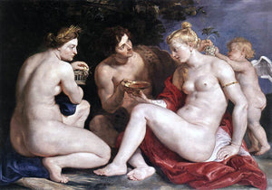  Peter Paul Rubens Venus, Cupid, Baccchus and Ceres - Art Print
